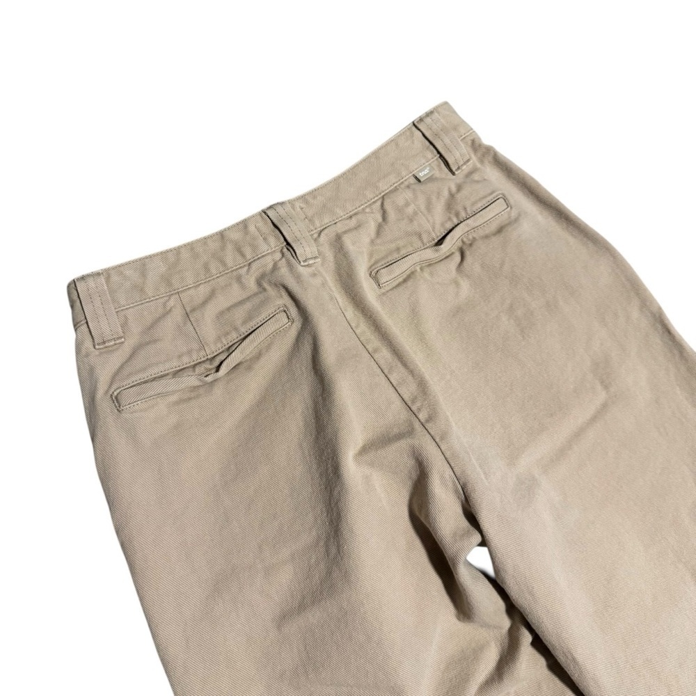Aritzia TNA Khaki Denim Trouser High Waisted Jean Neutral Women's Size 4 - Picture 7 of 7
